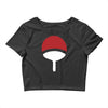 uchiha clan symbol crest   anime itachi sasuke naruto cosplay gift tee Crop Top