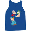 popeye spinach retro mens funny Tank Top