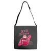 red potion Adjustable Strap Totes