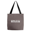 born to fly forced to work Tote Bags