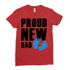 proud new boy Ladies Fitted T-Shirt
