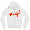 love vinyl Zipper Hoodie