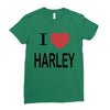 i love harley Ladies Fitted T-Shirt