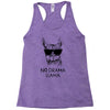 no drama llama Racerback Tank