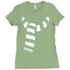 scarf Ladies Fitted T-Shirt