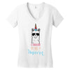 i choose to be a unicorn Women's V-Neck T-Shirt