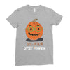 spec tacular pumpkin Ladies Fitted T-Shirt