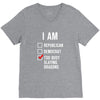republican, democrat, busy slaying dragons fantasy V-Neck Tee