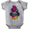 up all night Baby Onesie