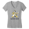 guitar hero Women's V-Neck T-Shirt