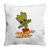 get into the groot! Throw Pillow