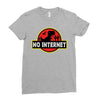 No Internet Ladies Fitted T-Shirt