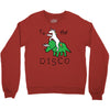 To The Disco (Unicorn Riding Triceratops) Crewneck Sweatshirt