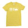 drums   problem solved   mens funny Ladies Fitted T-Shirt