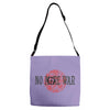 no more war Adjustable Strap Totes