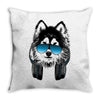 huskie music Throw Pillow