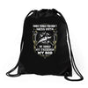 my family my freedom my rod Drawstring Bags