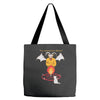 black meowgic Tote Bags