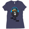 Live Life Loud Brklyn Ladies Fitted T-Shirt