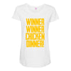 Winner Winner Chicken Dinner Maternity Scoop Neck T-shirt
