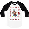 ugly sweater fight christmas t shirts 3/4 Sleeve Shirt