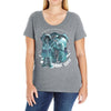 honor their sacrifice never forget Ladies Curvy T-Shirt