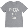pizza all day V-Neck Tee