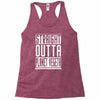 straight outta planet vegeta Racerback Tank
