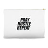 pray hustle repeat Accessory Pouches