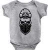 skate skull Baby Onesie