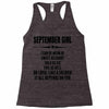 Super September Girl Racerback Tank