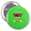mommy's looks daddy's gas Pin-back button