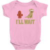 i'll wait Baby Onesie
