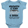 halloween is scary but carcinoid cancer is deadly spread the word help Baby Bodysuit