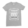 vintage made in 1997 perfectly aged a living legend Ladies Fitted T-Shirt