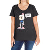bummer, man Ladies Curvy T-Shirt