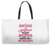 They Call Me Aunt Partner in Crime Weekender Totes