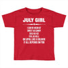 Super July Girl Toddler T-shirt