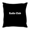 Radio Club logo Throw Pillow