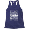 Born In February Racerback Tank