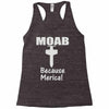 moab military mother of all bombs Racerback Tank