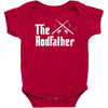 the rodfather   mens funny fishing Baby Bodysuit