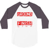 please drag across the finish line 3/4 Sleeve Shirt