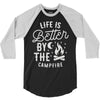 life is better by the camp fire 3/4 Sleeve Shirt