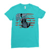 us flag Ladies Fitted T-Shirt