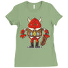 march of the monsters day 31 Ladies Fitted T-Shirt