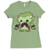 zombie monster Ladies Fitted T-Shirt