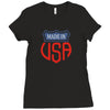 made in usa Ladies Fitted T-Shirt