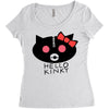 hello kynky Women's Triblend Scoop T-shirt