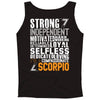 Strong Independent Motivated Scorpio Tank Top